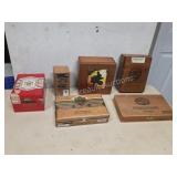 Vintage Wooden Cigar Box Lot of 6This lot