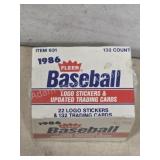 1986 Fleer Baseball Update Set Sealed BoxThis