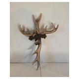 Decorative faux whitetail deer antler cross