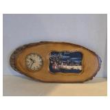Decorative laminated, wooden white tailed deer