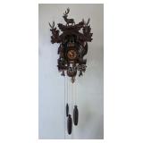 German Black Forest Hunting Motif Cuckoo Clock