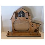 Castle woodworks custom made barn wall clock,