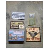 Assorted wildlfie theme wall decor