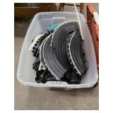 Suncast 18 gallon clear latching storage tote