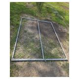 Chain link fence gate, approximately 70 x 92
