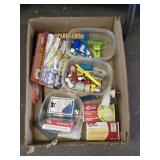 Miscellaneous box lot -  lighters, matches,