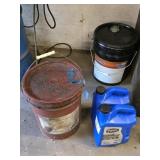 Bucket of Mobilux EP 2 grease, approx 6 qts super