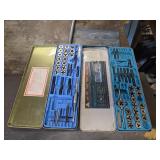 Box lot assorted tap and dies