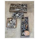 Garage cabinet clean out -miscellaneous hardware,