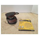 Chicago electric palm sander with sanding discs
