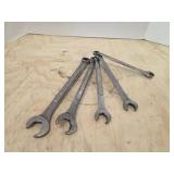 5 Craftsman combination flare nutwrenches, 5/8 in