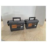 2 Plano .30 cal plastic field ammo boxes