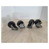 Four 4-in swivel casters