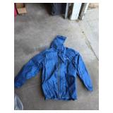 Box lot frogg toggs zipper jacket size small,