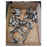 Box lot assorted socket bit drivers