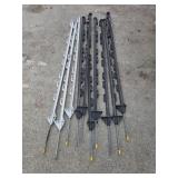 10 Dare plastic step in electric fence posts