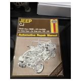 Vintage Haynes Jeep CJ automotive repair model,