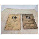 Two vintage I&T shop service manuals - John Deere