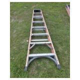 Husky 8 ft fiberglass step ladder