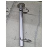 Steel t-post fence post driver