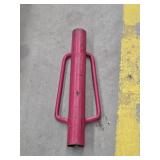 Steel t-post driver
