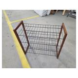 Modern wire rack shoe storage shelf