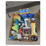 Box lot - miscellaneous cleaning supplies