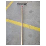 Razorback heavy duty garden bow rake, like new