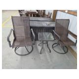 Outdoor patio furniture - 2 mesh swivel patio