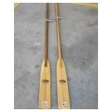 Pair of flFeather Brand BW70 7.0 ft wooden boat