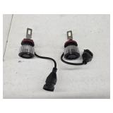Two LED ATV headlights