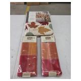 New threshold oblong tablecloth, 60x104, and two