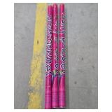 Three unused Jiashuai party popper tubes