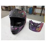 Fox Racing motorcycle helmet, size small, 55-56 cm