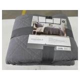 New Threshold full/queen linen / cotton blend