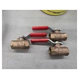 Three half inch valve gates