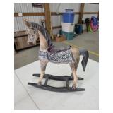 Decorative rocking horse figurine