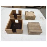2 sets natural stone coasters by thirstystone