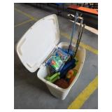 Box lot miscellaneous kids water toys and water