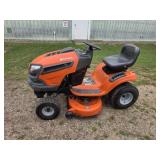 Husqvarna 42 inch riding lawn mower, runs and