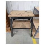 Craftsman metal frame work table, 14 x 25 x 32