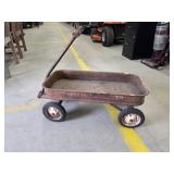 Vintage antique Radio Flyer metal wagon