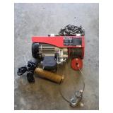 Pittsburgh 880 lb remote control electric hoist