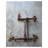 Two Mytee Products ratchet chain binders, 5/16 -