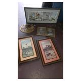 BOX LOT ASSORTED WILDLIFE DECOR