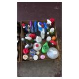BOX LOT ASSORTED CLEANERS, ETC