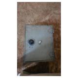 VINTAGE NORTH AMERICAN FLOOR FIRE PROOF SAFE,