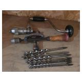 VINTAGE BRACE-N-BIT & SPEED DRILL W/ BITS