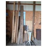 LARGE LOT ASSORTED LUMBER, ETC. MUST TAKE
