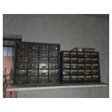 2 MULTI-DRAWER STORAGE ORGANIZERS W/ CONTENTS